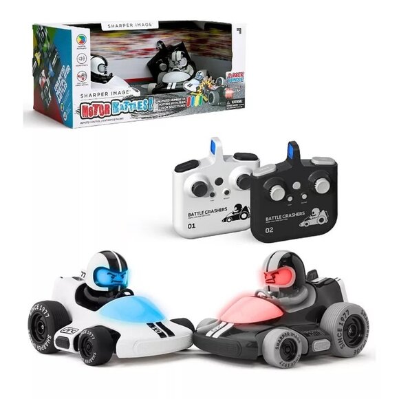 Sharper Image RC Motor Battles Team Battle Racers LED Lights Wireless Remote - Picture 1 of 6